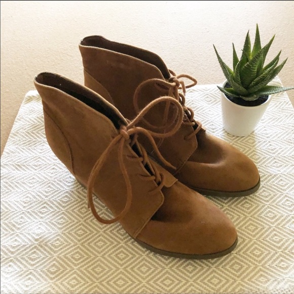 Madden Girl Lace Up Booties - Picture 2 of 6